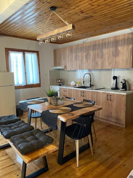Politis' Wooden House Apartment Vasiliki  Bagian luar foto
